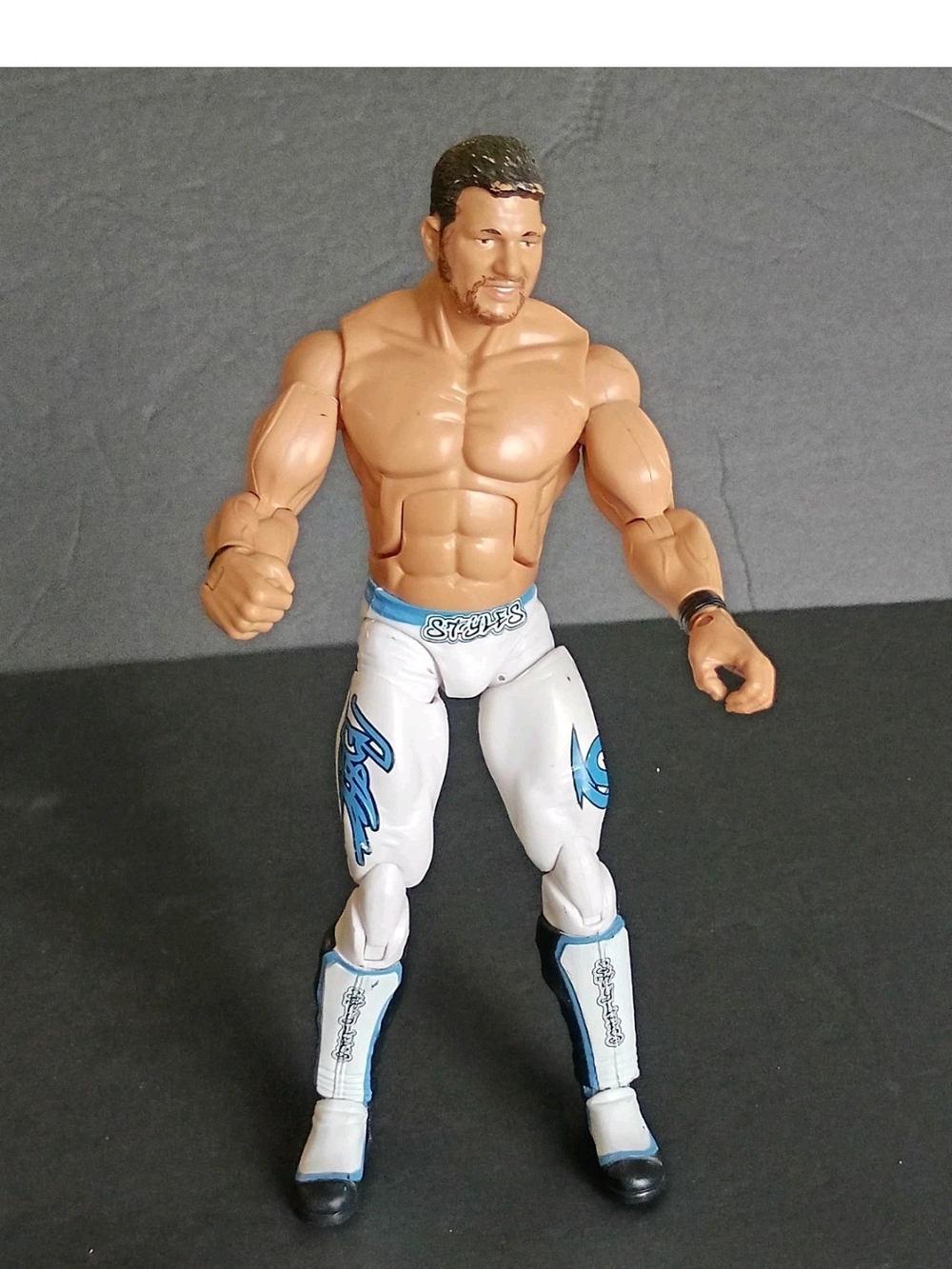 2010 NWA TNA Impact Jakks AJ Styles Deluxe Wrestling Figure WWF WWE ROH White